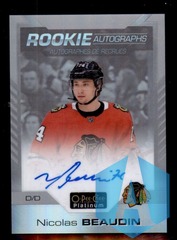 2020-21 O-Pee-Chee Platinum #RNB Nicolas Beaudin Rookie Auto